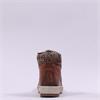 Remonte Knitted Cuff Laced Ankle Boot - Brown